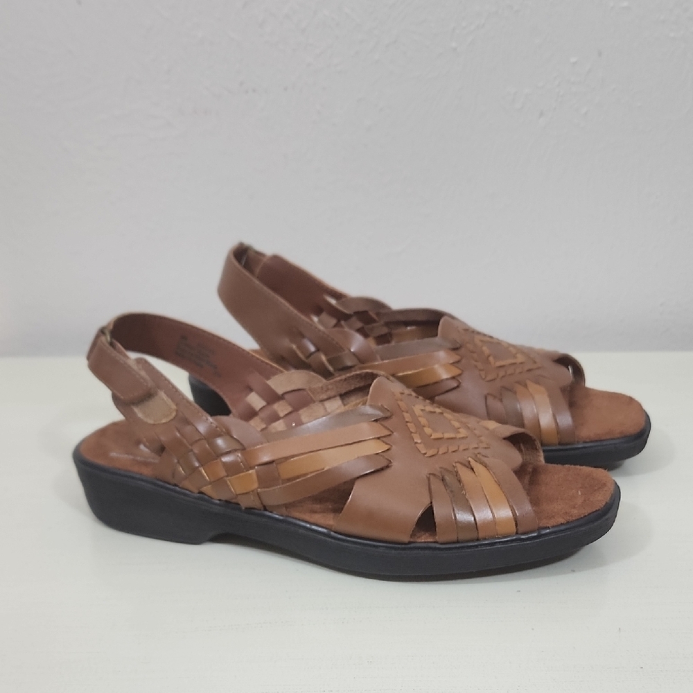 Dr. Scholl's Double Air-Pillo Soles With Adjustable Sling Back Strap Size 8M